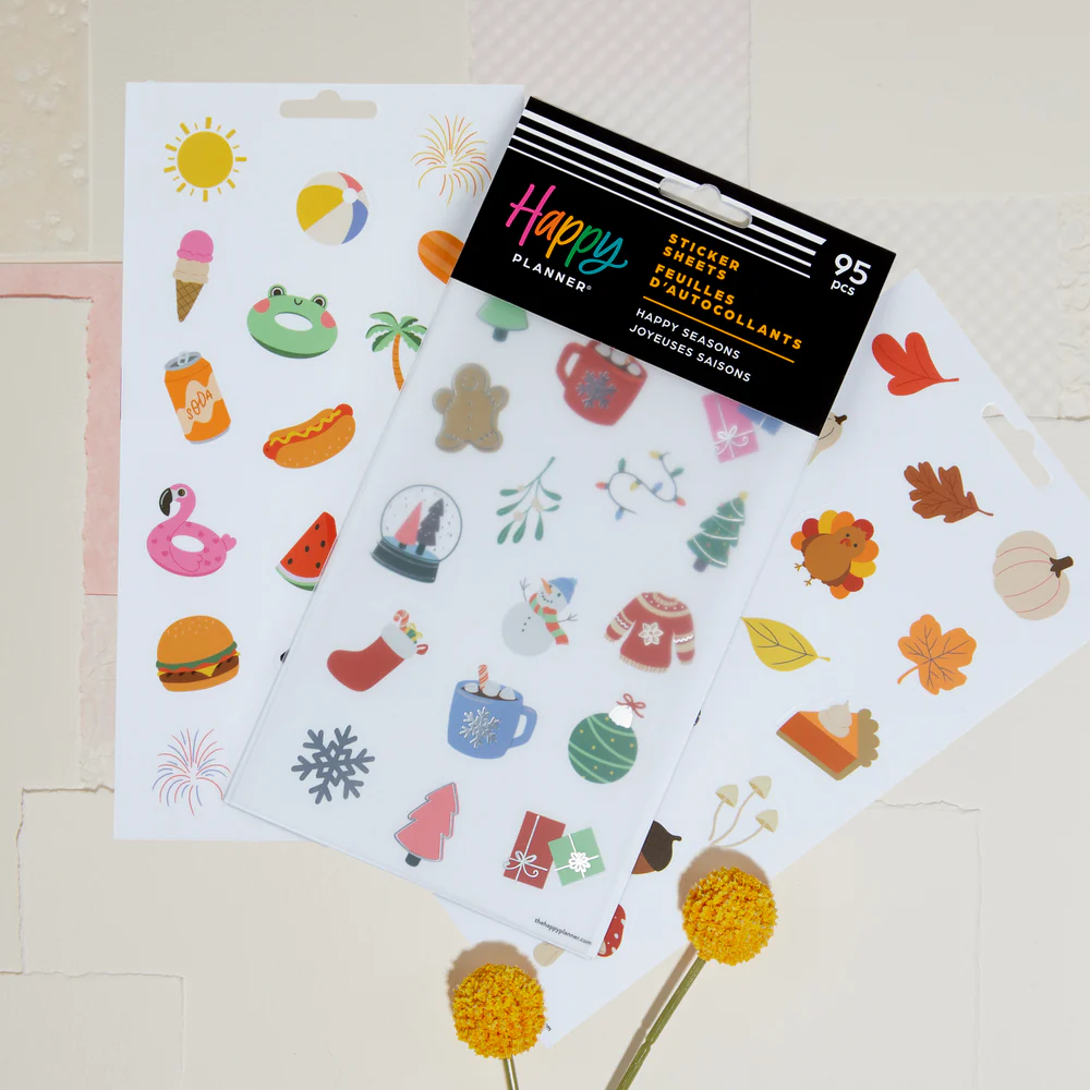 Happy Seasons - 5 Sticker Sheets - The Happy Planner