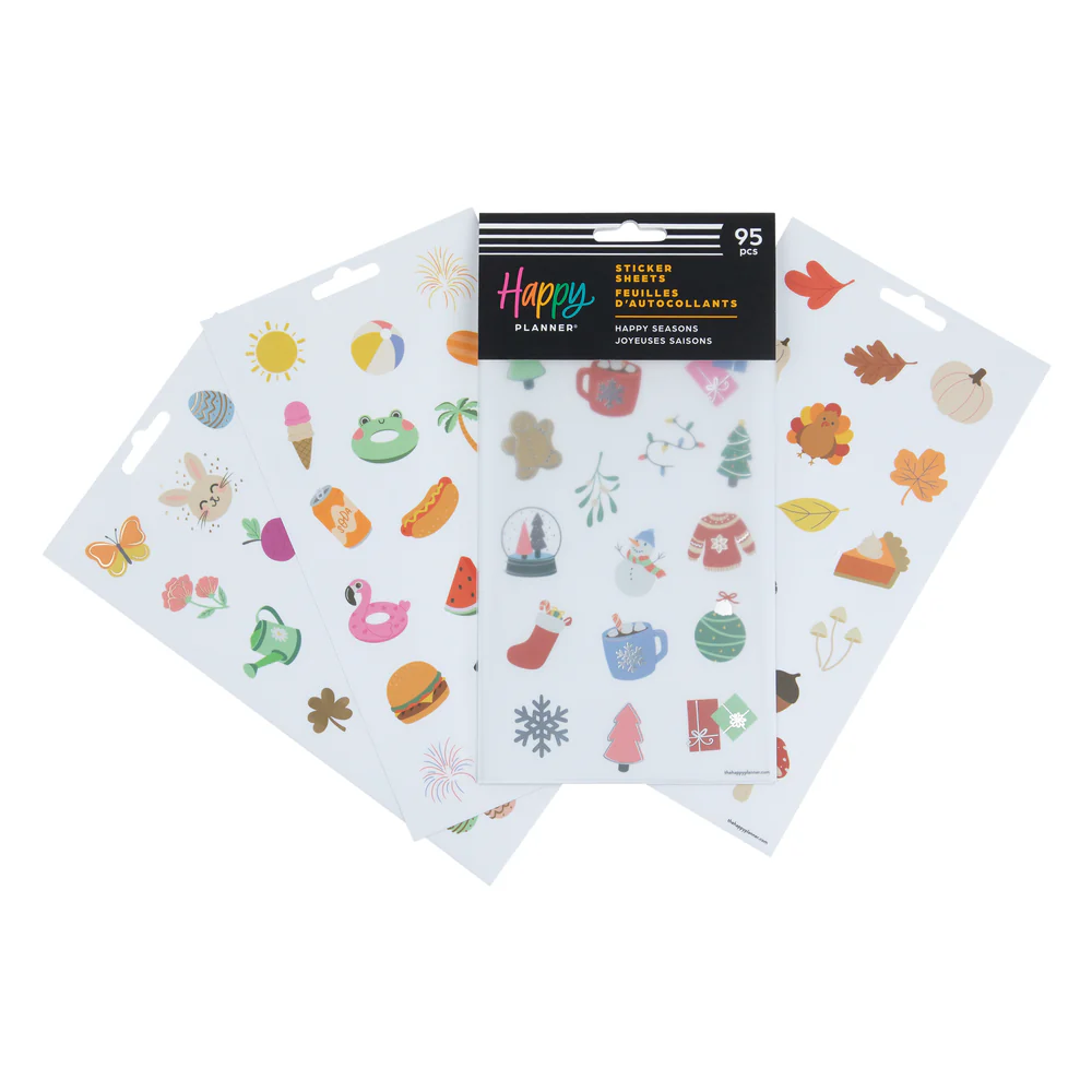 Happy Seasons - 5 Sticker Sheets - The Happy Planner
