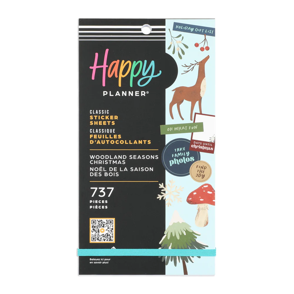 Woodland Seasons Christmas - Value Pack Stickers - The Happy Planner