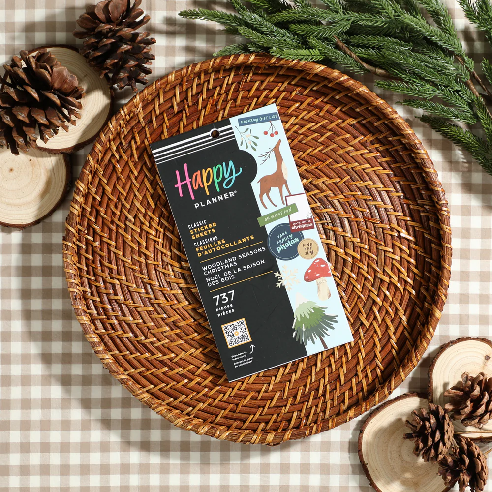 Woodland Seasons Christmas - Value Pack Stickers - The Happy Planner