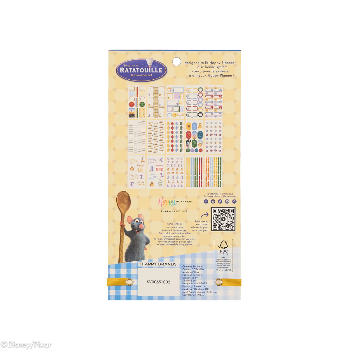 Disney Ratatouille - Value Pack Stickers 12 Disney Ratatouille - Value Pack Stickers