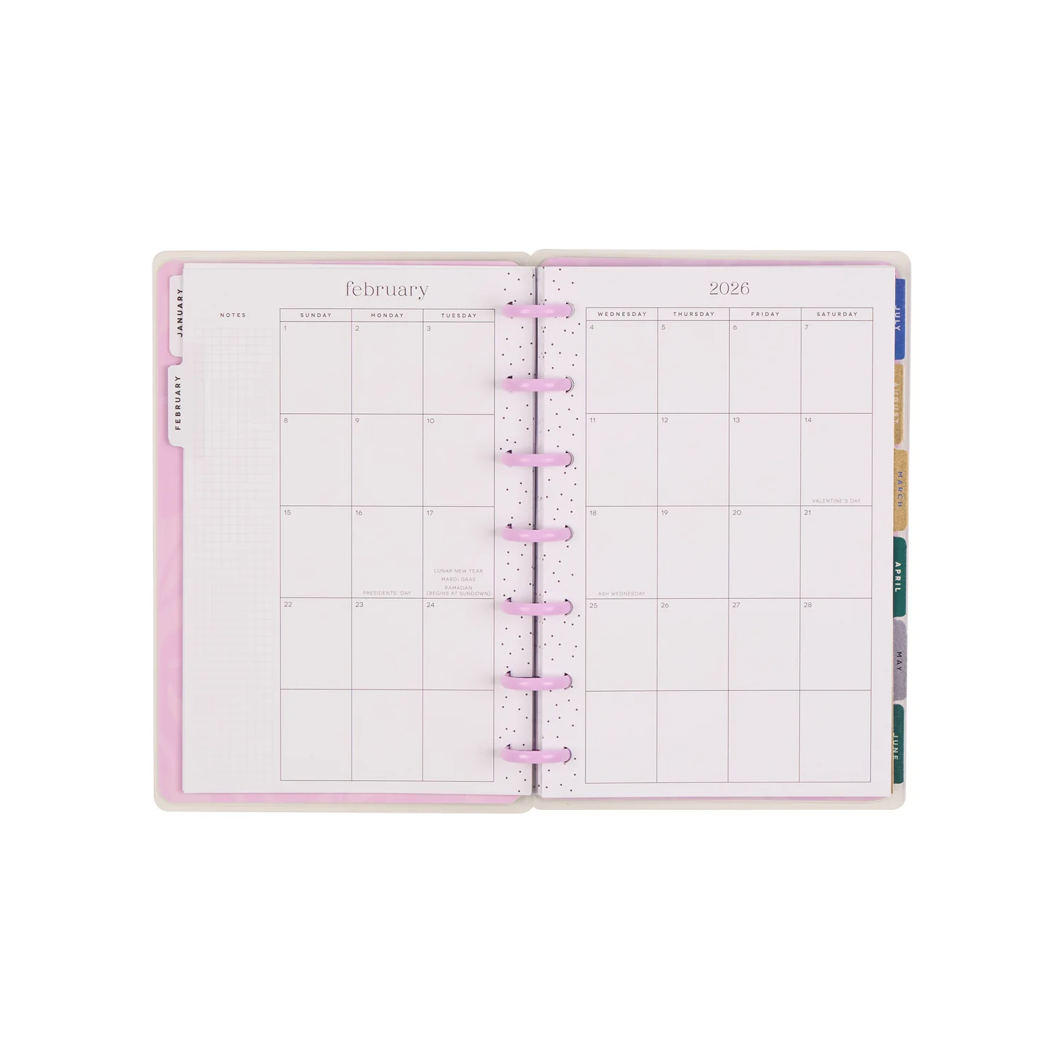 2026 Butterfly Botanics Customizable Planner - Mini Color Block Layout - 12 Months 12 2026 Butterfly Botanics Customizable Planner - Mini Color Block Layout - 12 Months