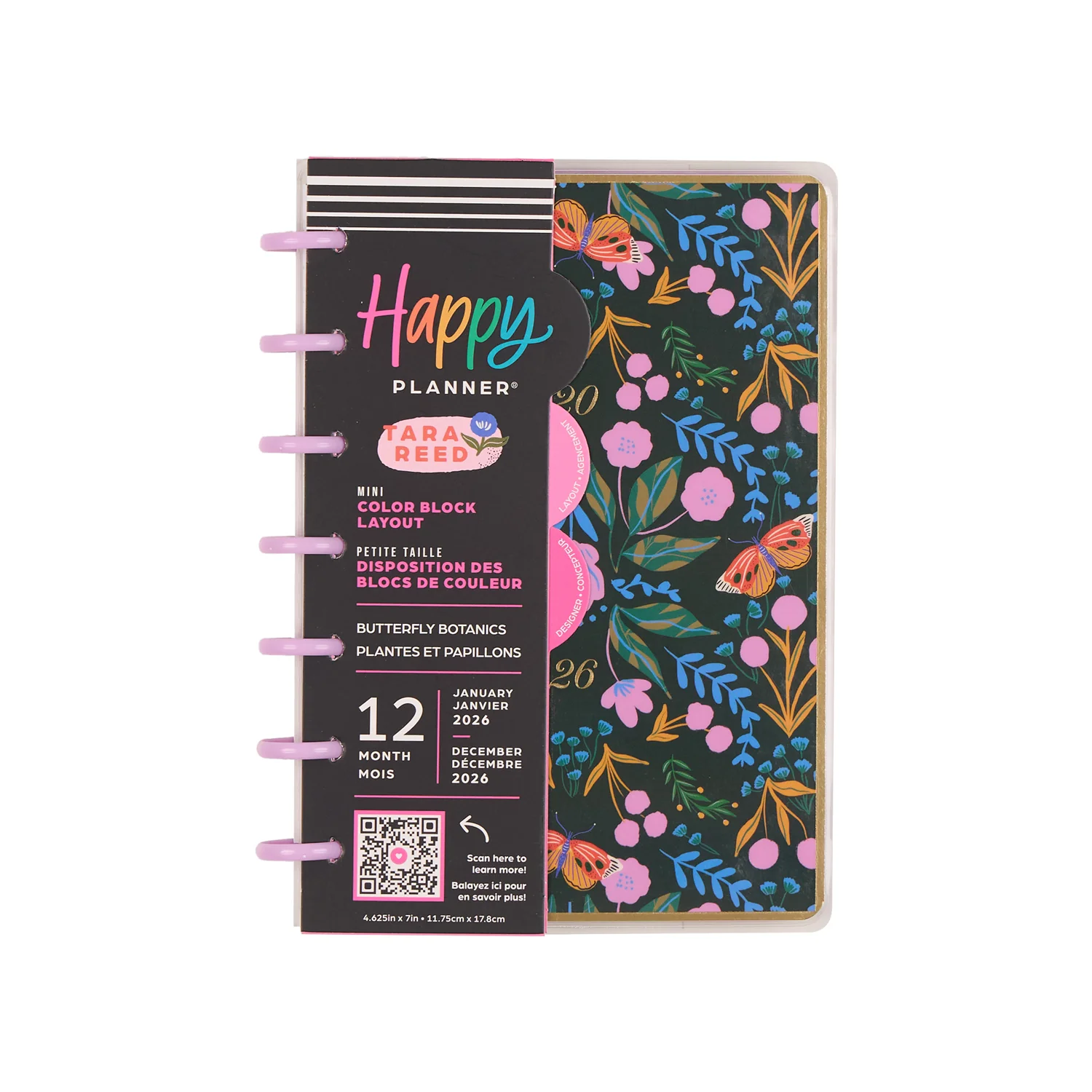 2026 Butterfly Botanics Customizable Planner - Mini Color Block Layout - 12 Months 17 2026 Butterfly Botanics Customizable Planner - Mini Color Block Layout - 12 Months