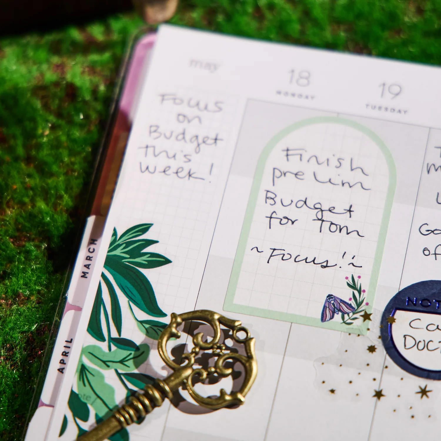 2026 Butterfly Botanics Customizable Planner - Mini Color Block Layout - 12 Months 6 2026 Butterfly Botanics Customizable Planner - Mini Color Block Layout - 12 Months