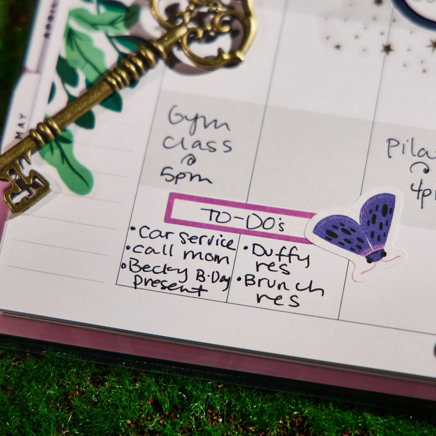 2026 Butterfly Botanics Customizable Planner - Mini Color Block Layout - 12 Months 7 2026 Butterfly Botanics Customizable Planner - Mini Color Block Layout - 12 Months