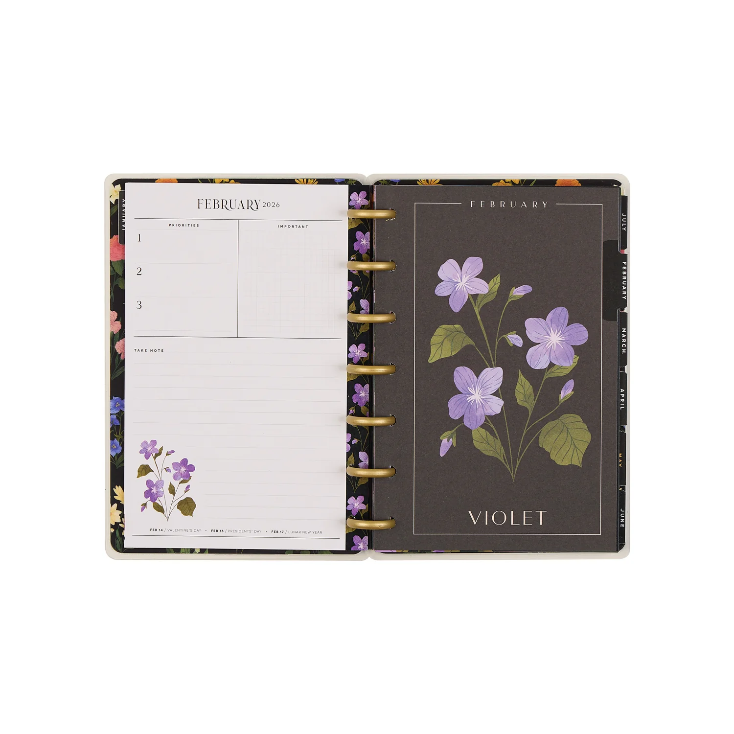 2026 Dark Garden Customizable Planner - Mini Dashboard Layout - 12 Months 12 2026 Dark Garden Customizable Planner - Mini Dashboard Layout - 12 Months
