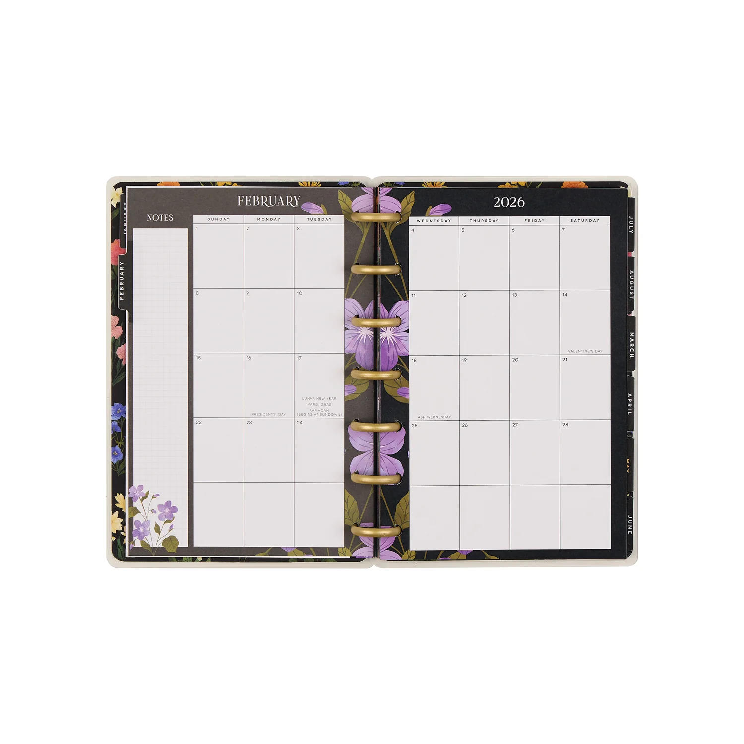 2026 Dark Garden Customizable Planner - Mini Dashboard Layout - 12 Months 13 2026 Dark Garden Customizable Planner - Mini Dashboard Layout - 12 Months