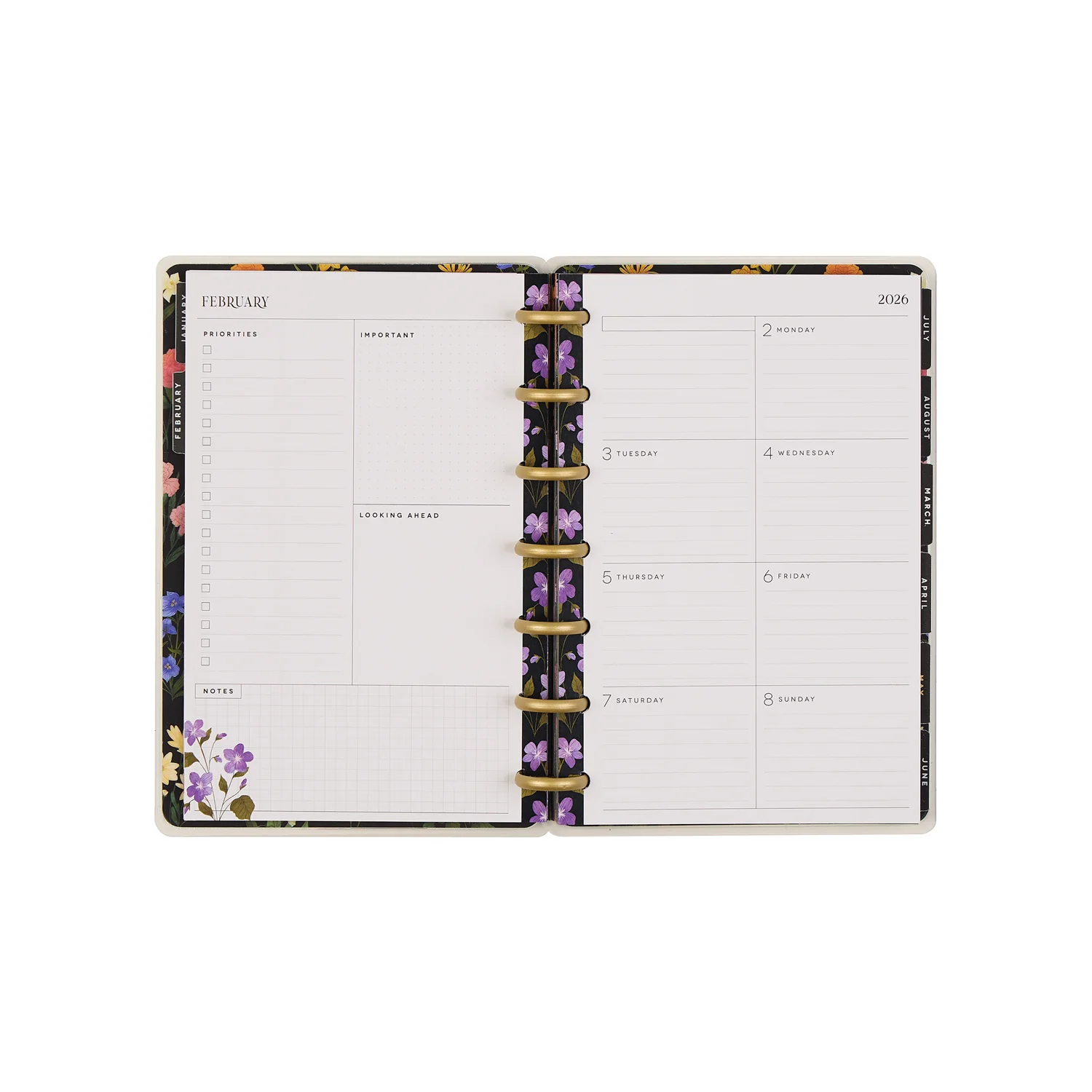 2026 Dark Garden Customizable Planner - Mini Dashboard Layout - 12 Months 14 2026 Dark Garden Customizable Planner - Mini Dashboard Layout - 12 Months