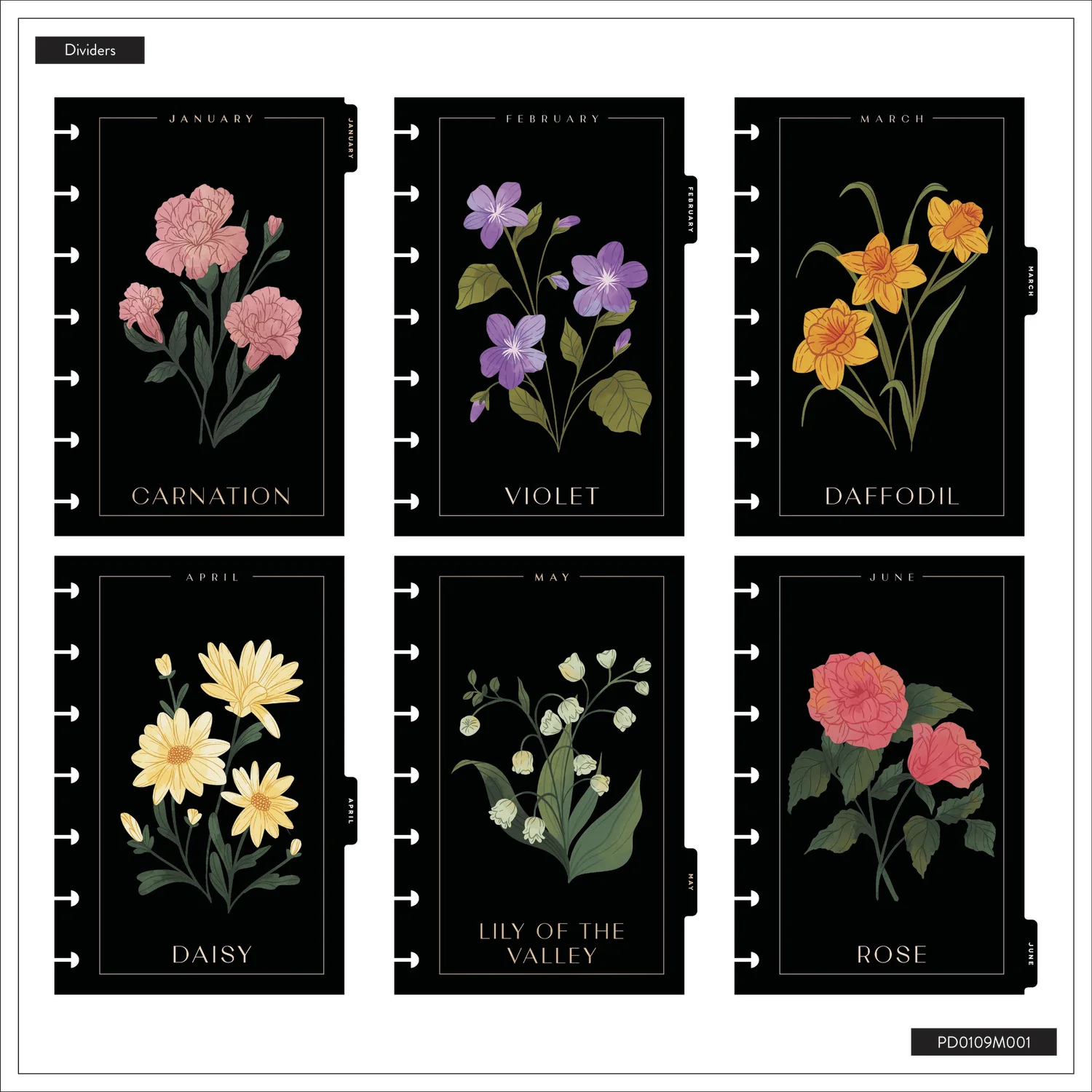 2026 Dark Garden Customizable Planner - Mini Dashboard Layout - 12 Months 15 2026 Dark Garden Customizable Planner - Mini Dashboard Layout - 12 Months