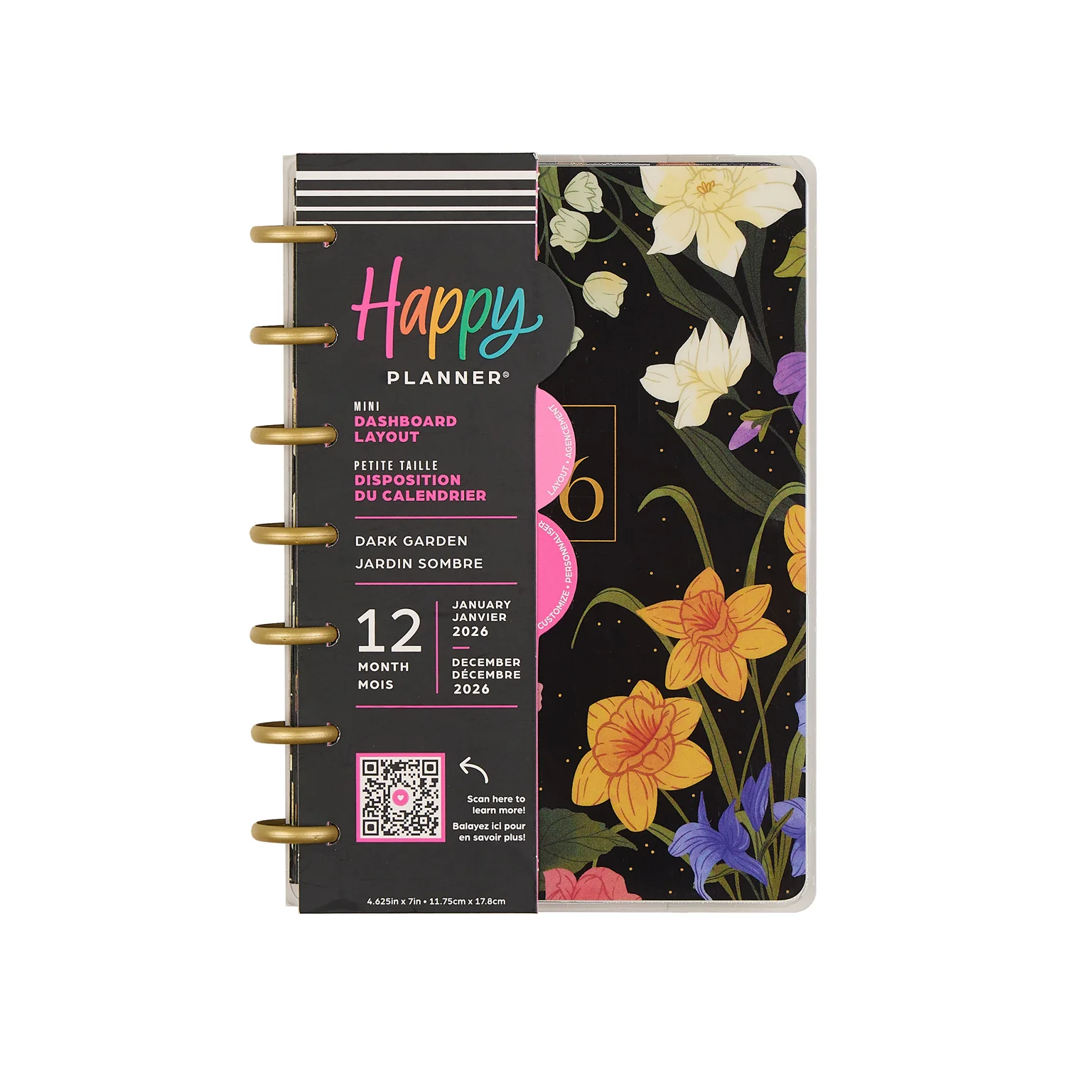 2026 Dark Garden Customizable Planner - Mini Dashboard Layout - 12 Months 18 2026 Dark Garden Customizable Planner - Mini Dashboard Layout - 12 Months