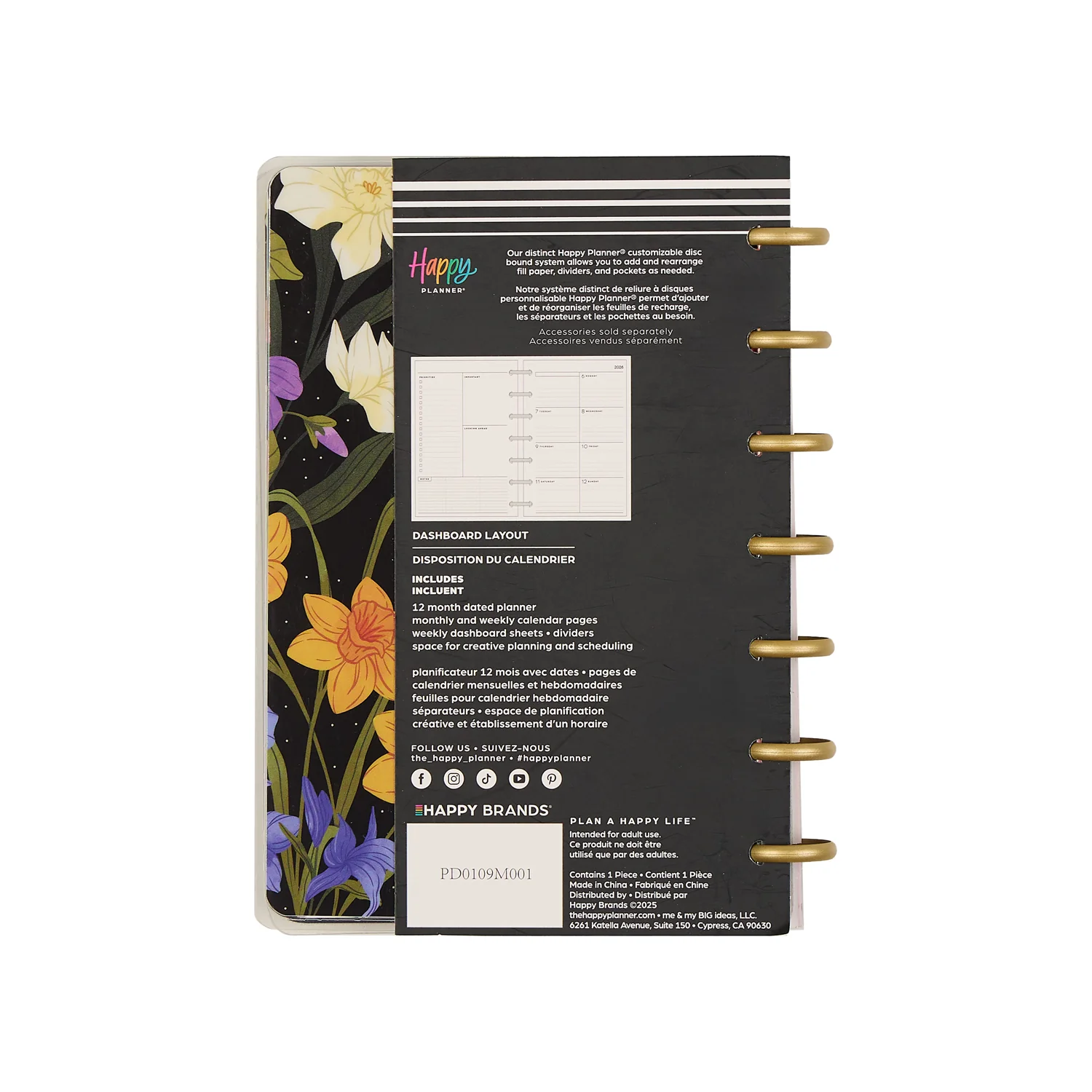 2026 Dark Garden Customizable Planner - Mini Dashboard Layout - 12 Months 20 2026 Dark Garden Customizable Planner - Mini Dashboard Layout - 12 Months
