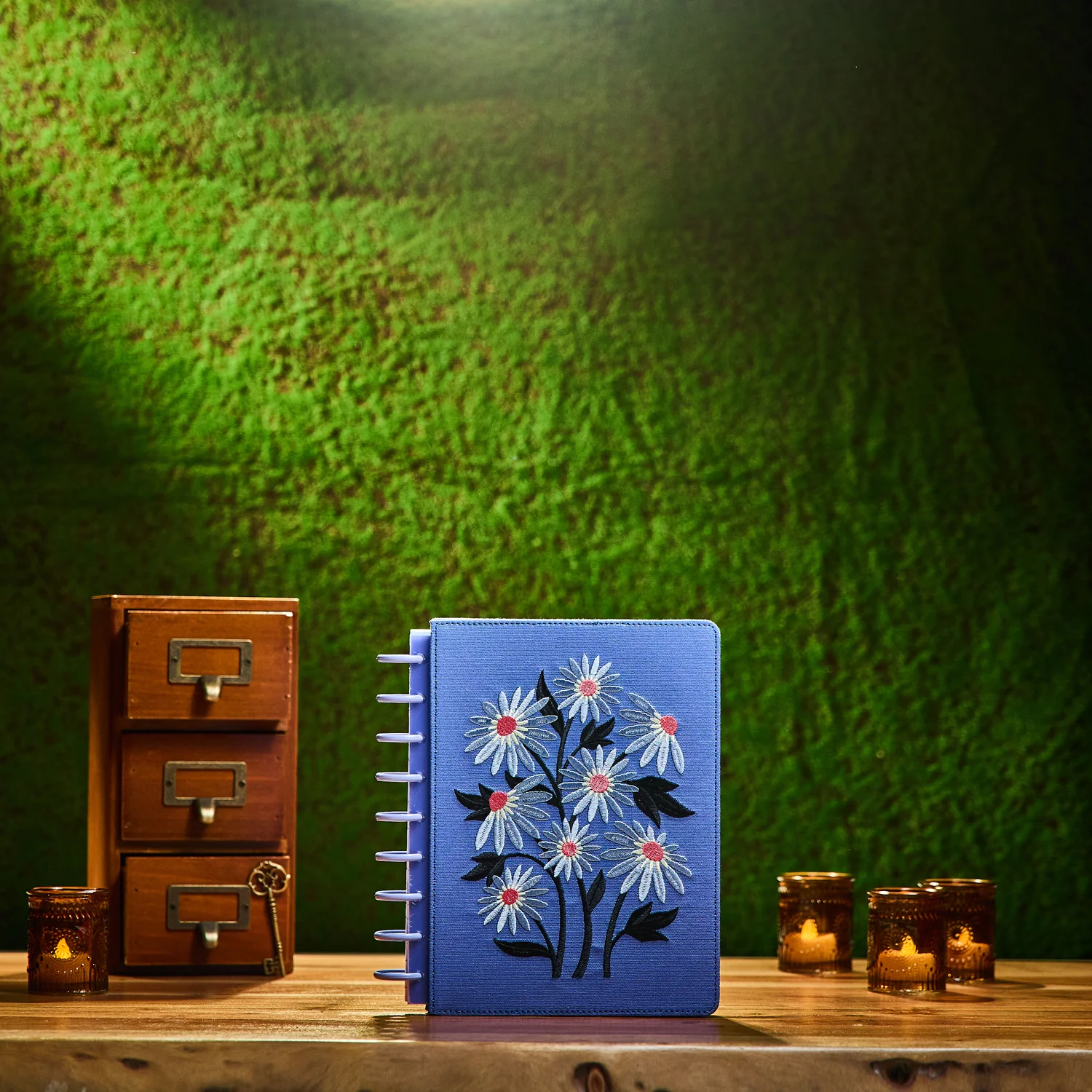 2026 SPECIALTY Florescent Florals Customizable Planner - Classic Vertical Layout - 12 Months