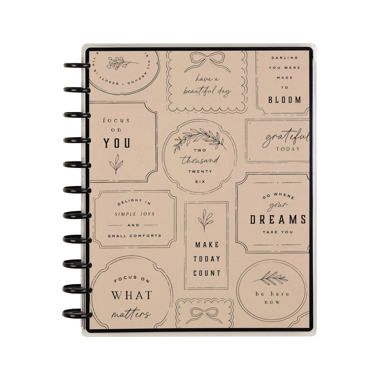 2026 Heritage Charm Customizable Planner - Big Dashboard Layout - 12 Months
