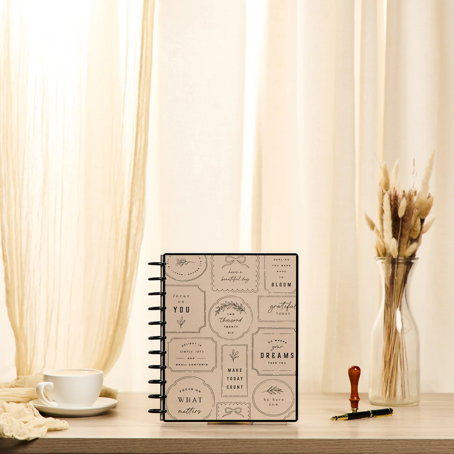2026 Heritage Charm Customizable Planner - Big Dashboard Layout - 12 Months