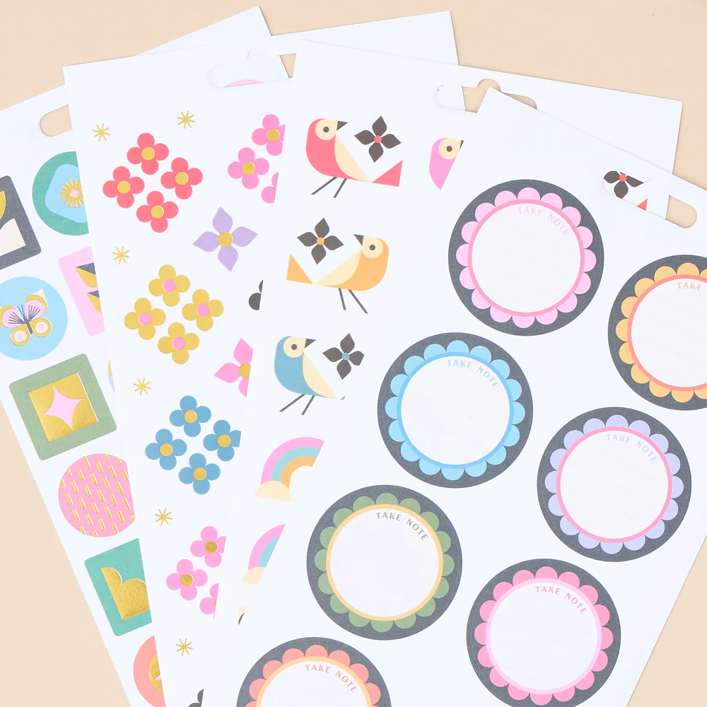 Mod Garden - 10 Sticker Sheets 2 Mod Garden - 10 Sticker Sheets