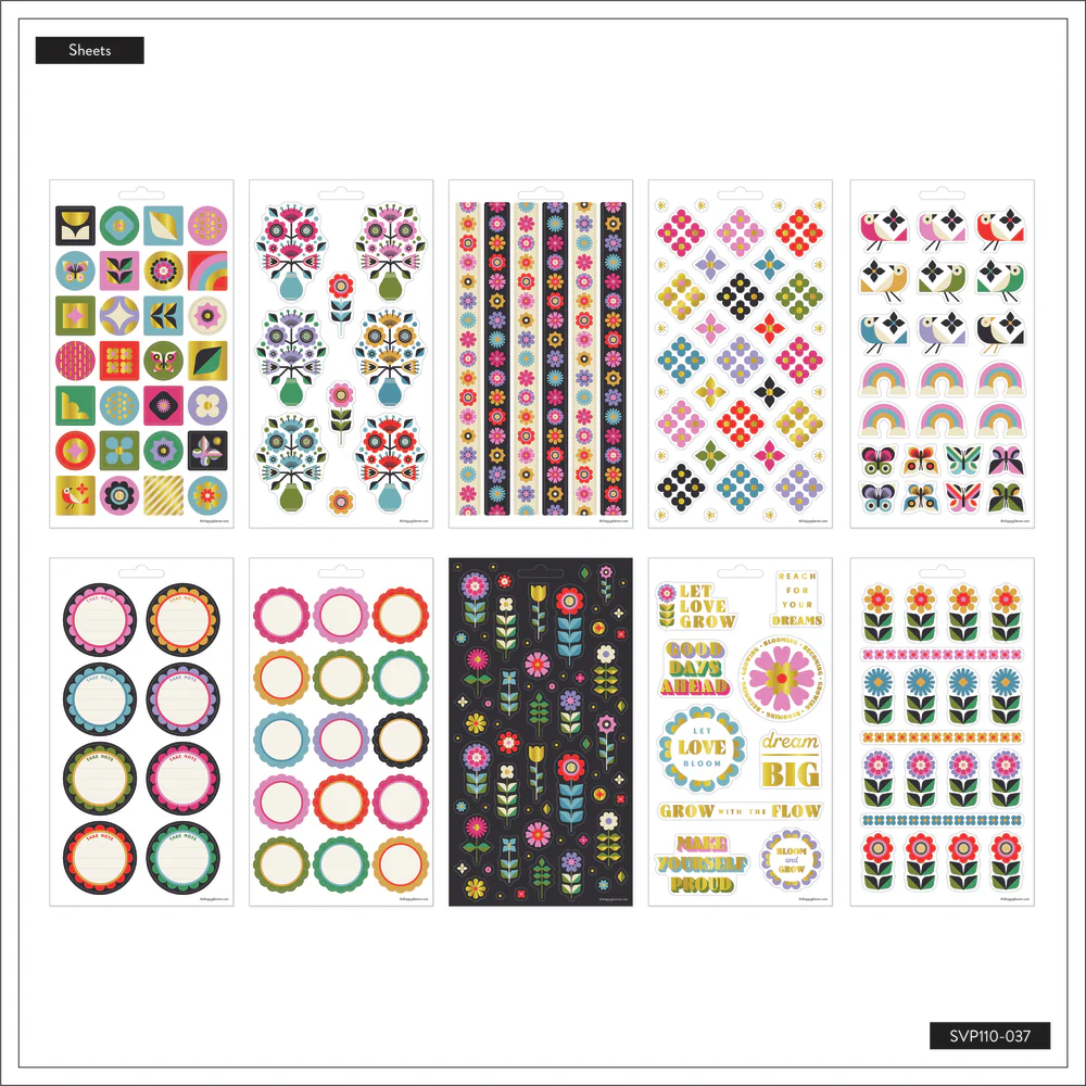 Mod Garden - 10 Sticker Sheets 4 Mod Garden - 10 Sticker Sheets