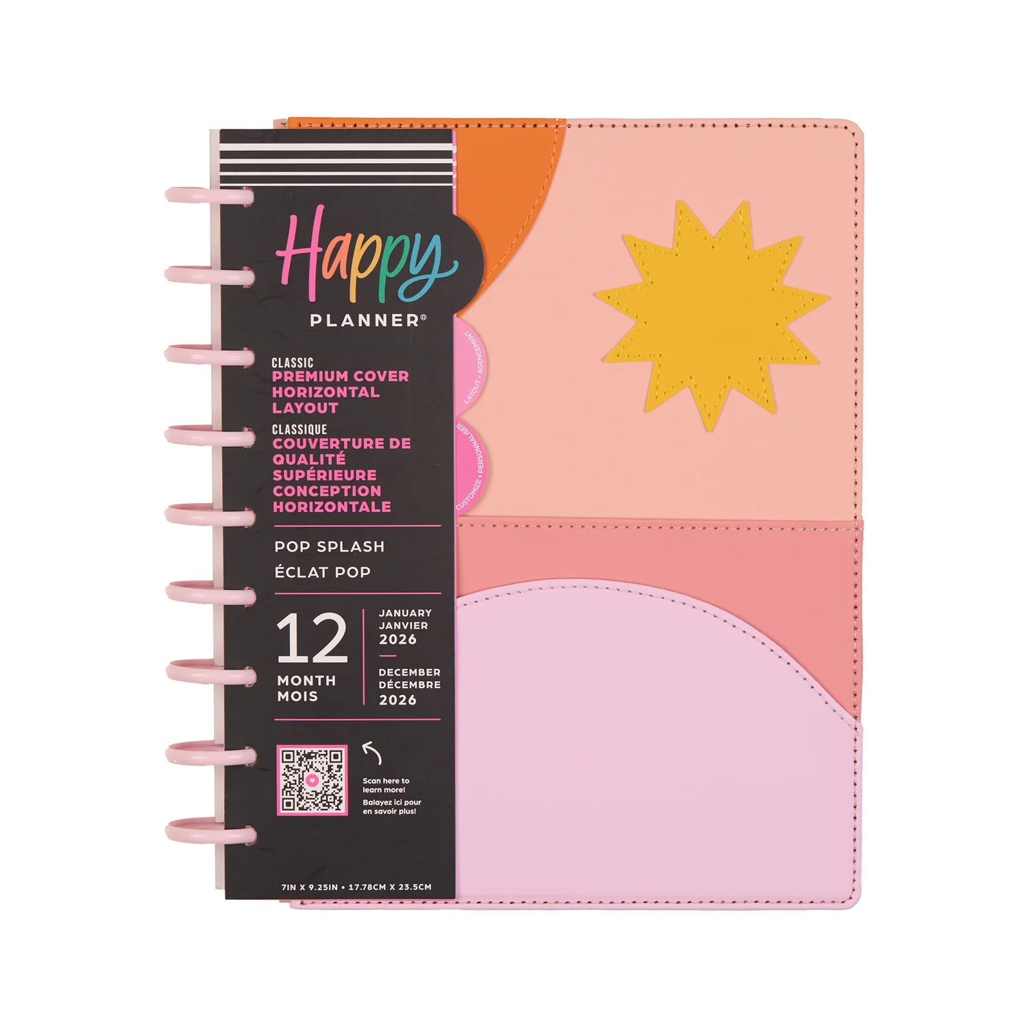 2026 SPECIALTY Pop Splash Customizable Planner - Classic Horizontal Layout - 12 Months 22 2026 SPECIALTY Pop Splash Customizable Planner - Classic Horizontal Layout - 12 Months