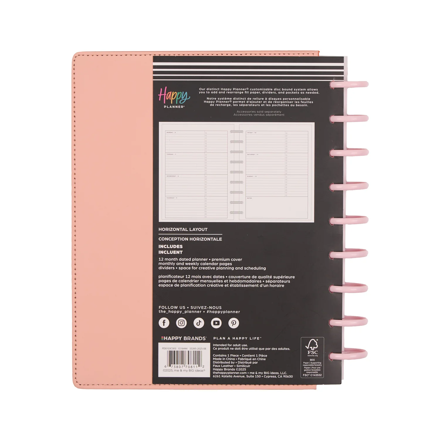 2026 SPECIALTY Pop Splash Customizable Planner - Classic Horizontal Layout - 12 Months 24 2026 SPECIALTY Pop Splash Customizable Planner - Classic Horizontal Layout - 12 Months