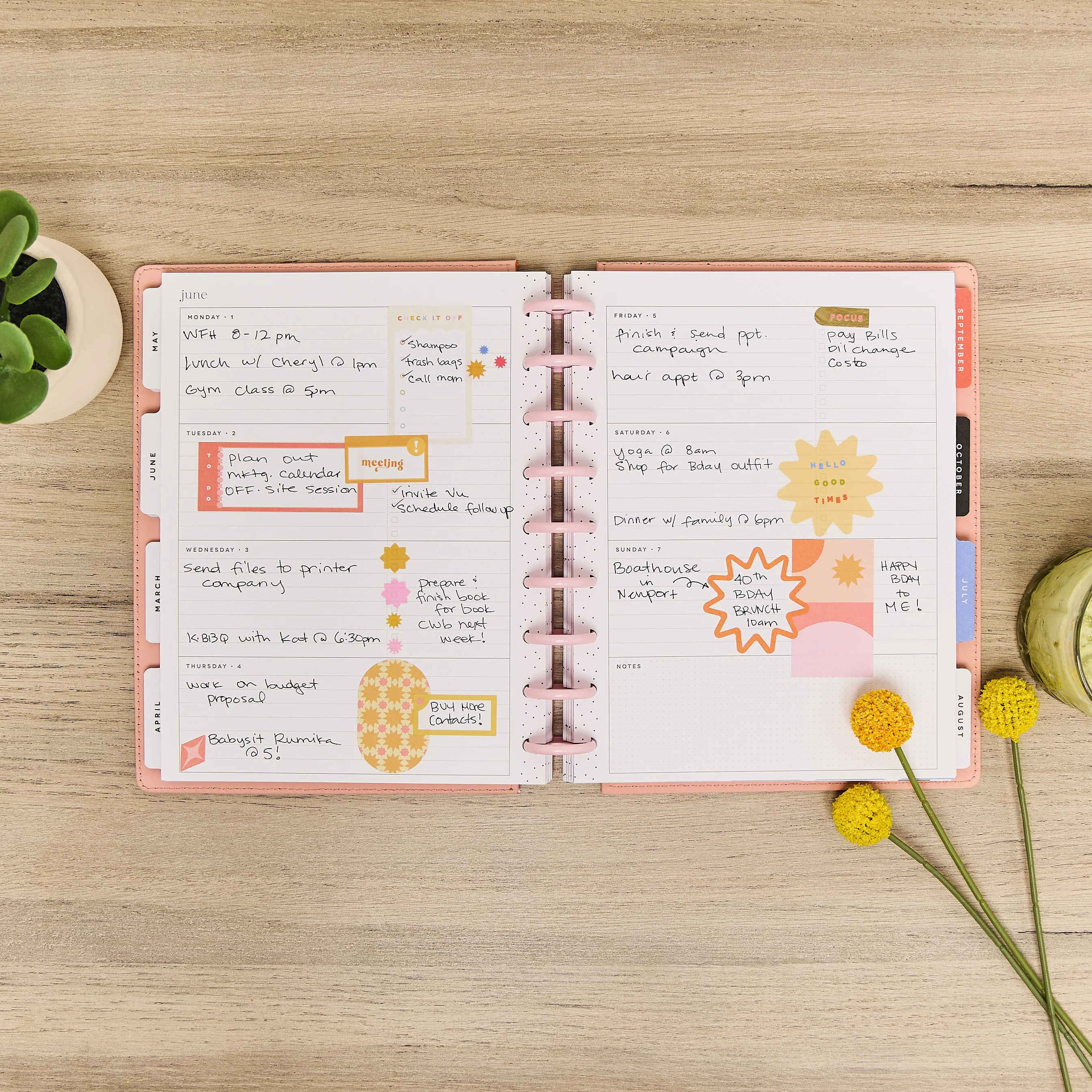 2026 SPECIALTY Pop Splash Customizable Planner - Classic Horizontal Layout - 12 Months 6 2026 SPECIALTY Pop Splash Customizable Planner - Classic Horizontal Layout - 12 Months