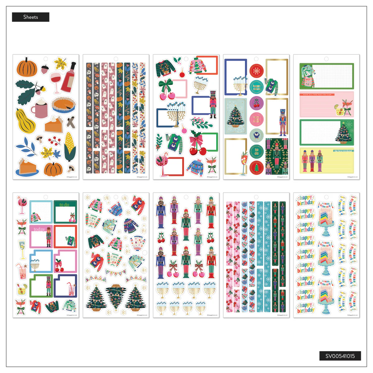 Seasonal Year - Value Pack Stickers 11 Seasonal Year - Value Pack Stickers