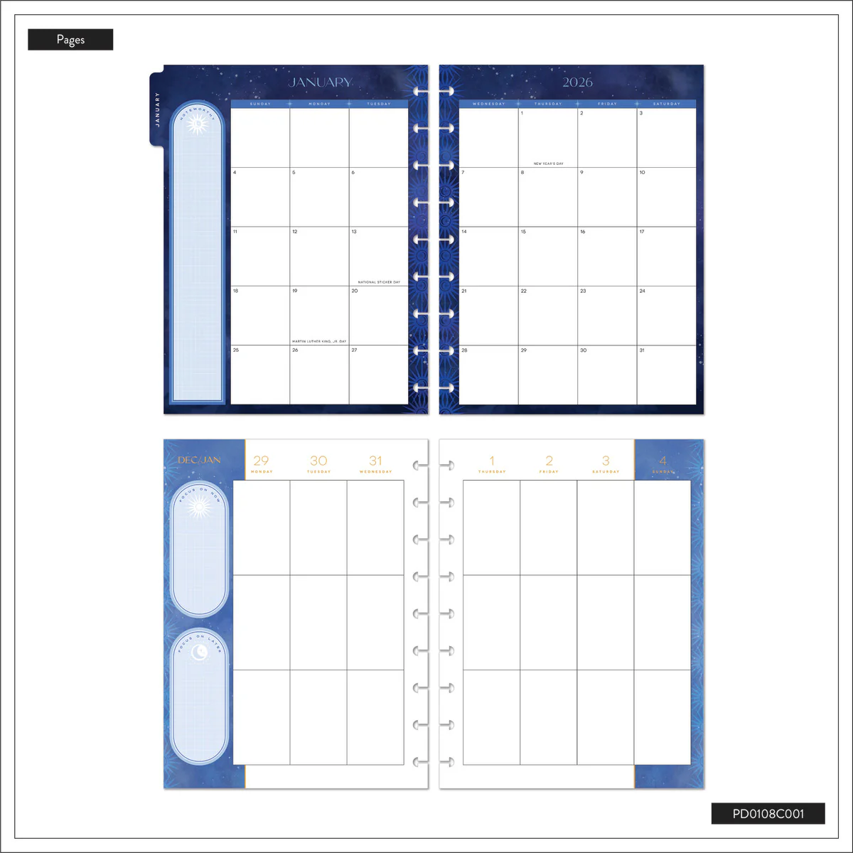 2026 Star Signs Customizable Planner - Classic Vertical Layout - 12 Months 17 2026 Star Signs Customizable Planner - Classic Vertical Layout - 12 Months