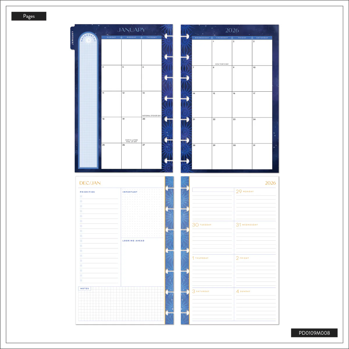 2026 Star Signs Customizable Planner - Mini Dashboard Layout - 12 Months 17 2026 Star Signs Customizable Planner - Mini Dashboard Layout - 12 Months