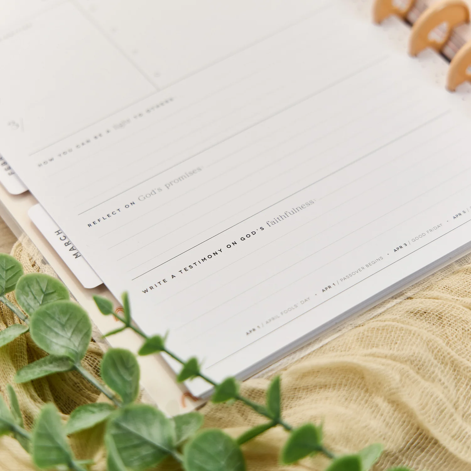 2026 Watercolor Grace Customizable Faith Planner - Classic Faith Layout - 12 Months 11 2026 Watercolor Grace Customizable Faith Planner - Classic Faith Layout - 12 Months