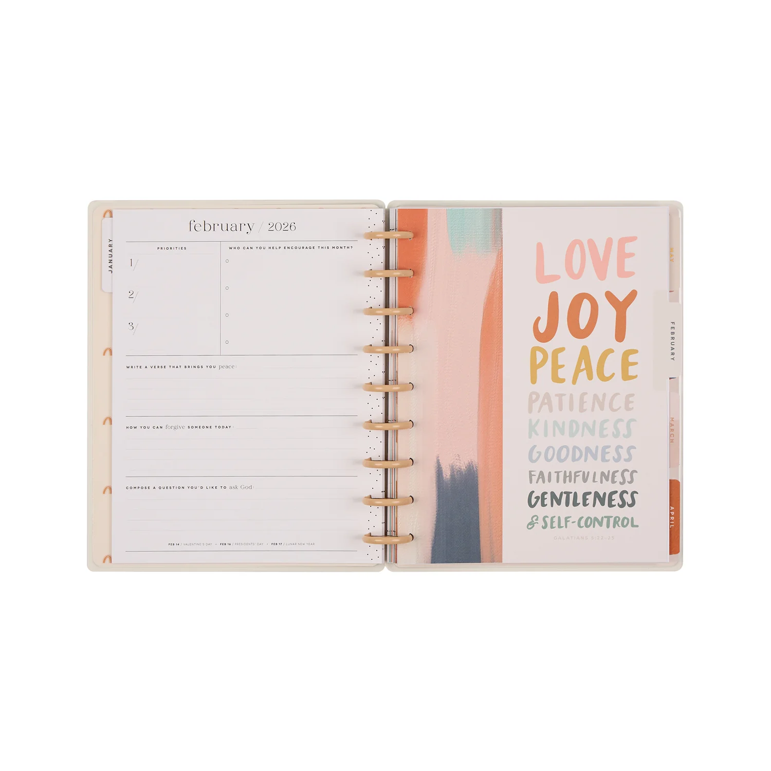 2026 Watercolor Grace Customizable Faith Planner - Classic Faith Layout - 12 Months 12 2026 Watercolor Grace Customizable Faith Planner - Classic Faith Layout - 12 Months