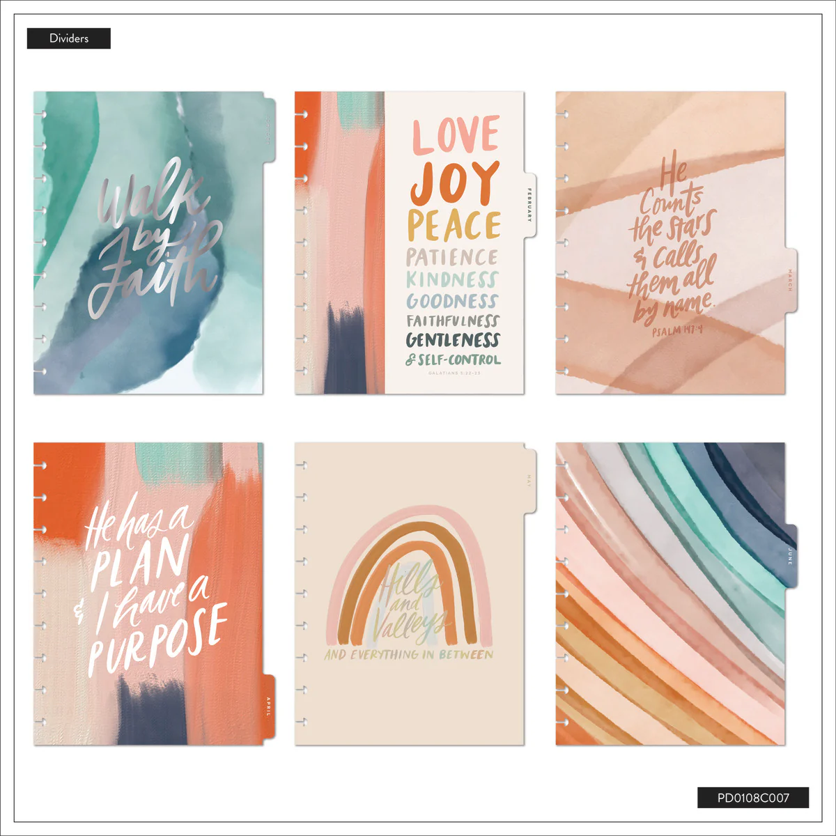 2026 Watercolor Grace Customizable Faith Planner - Classic Faith Layout - 12 Months 15 2026 Watercolor Grace Customizable Faith Planner - Classic Faith Layout - 12 Months