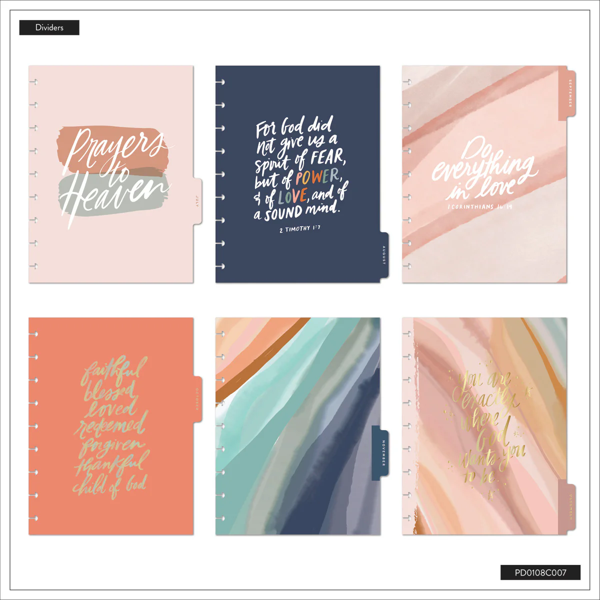 2026 Watercolor Grace Customizable Faith Planner - Classic Faith Layout - 12 Months 16 2026 Watercolor Grace Customizable Faith Planner - Classic Faith Layout - 12 Months