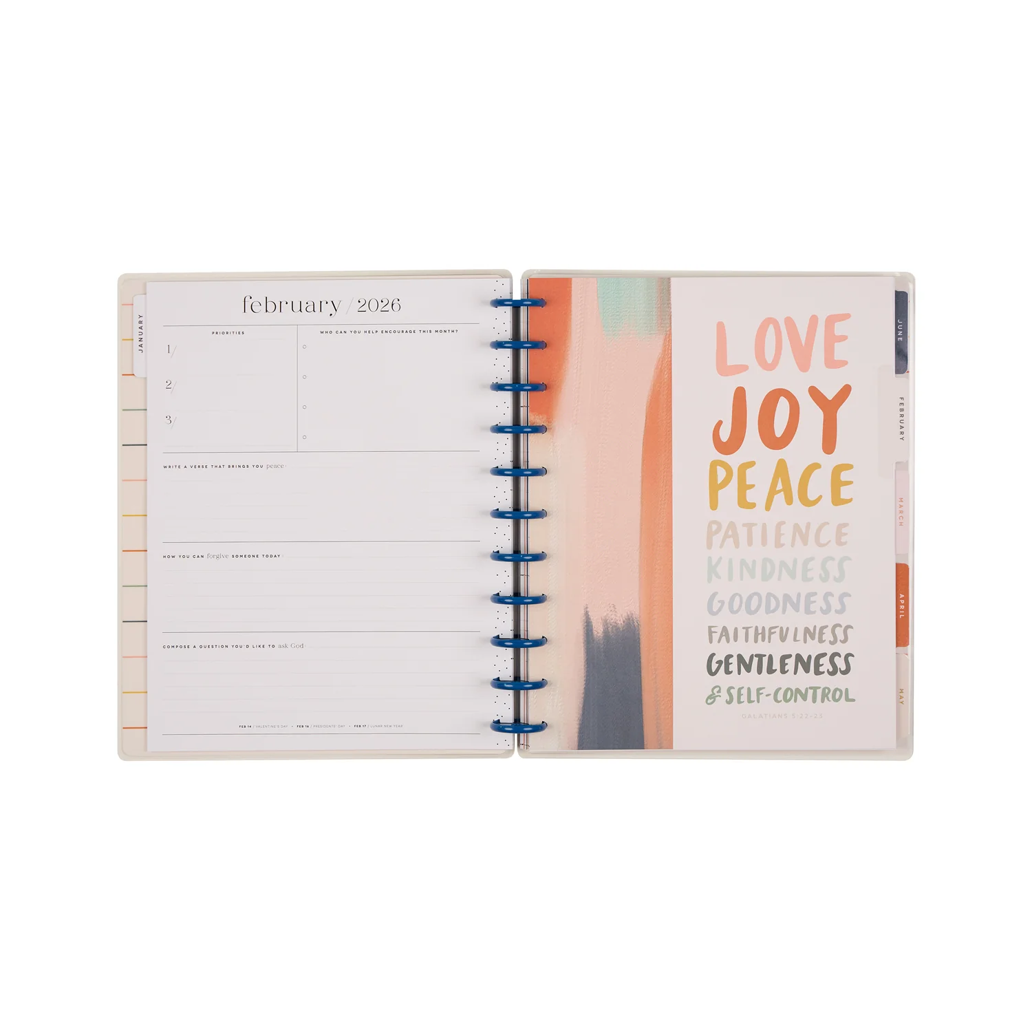 2026 Watercolor Grace Customizable Faith Planner - Big Faith Layout - 12 Months 15 2026 Watercolor Grace Customizable Faith Planner - Big Faith Layout - 12 Months