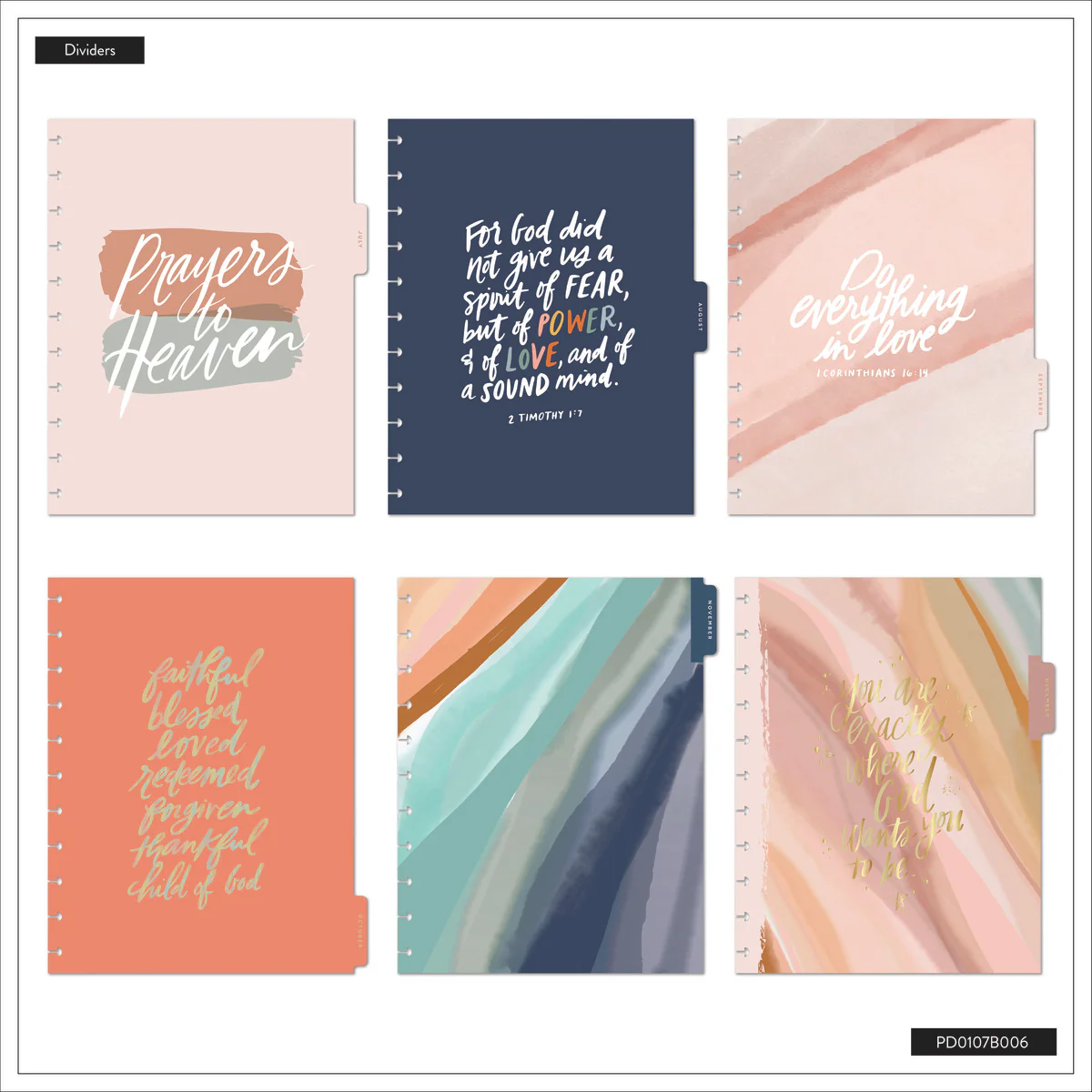 2026 Watercolor Grace Customizable Faith Planner - Big Faith Layout - 12 Months 18 2026 Watercolor Grace Customizable Faith Planner - Big Faith Layout - 12 Months