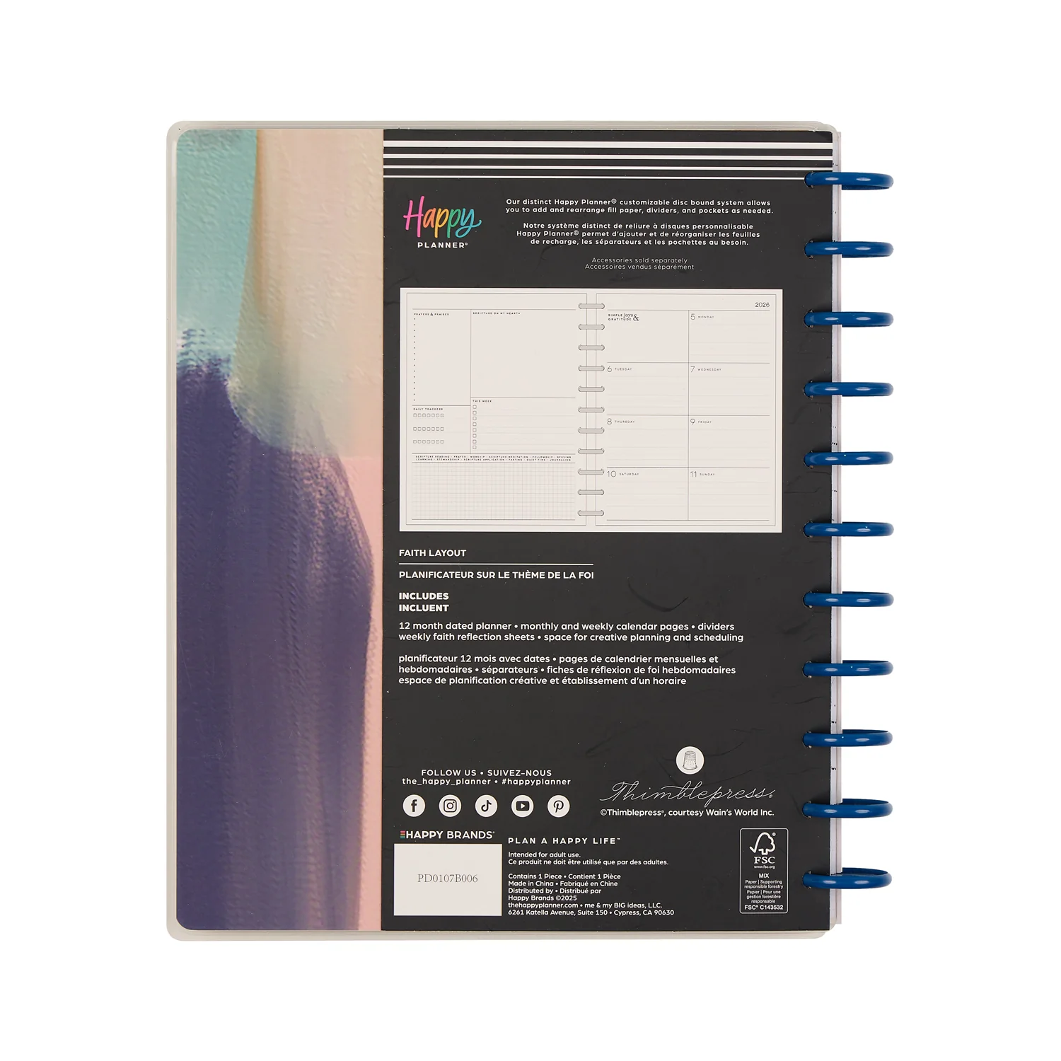 2026 Watercolor Grace Customizable Faith Planner - Big Faith Layout - 12 Months 23 2026 Watercolor Grace Customizable Faith Planner - Big Faith Layout - 12 Months