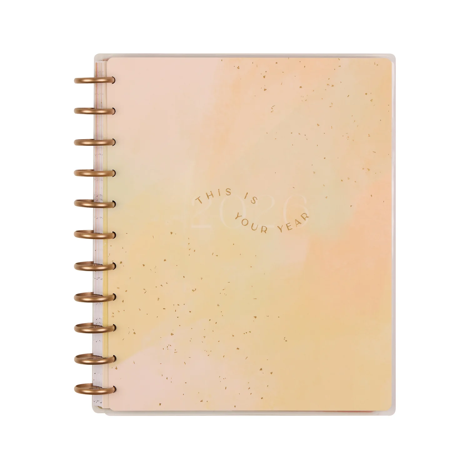 2026 Textured Canvas Customizable Planner - Big Vertical Layout - 12 Months