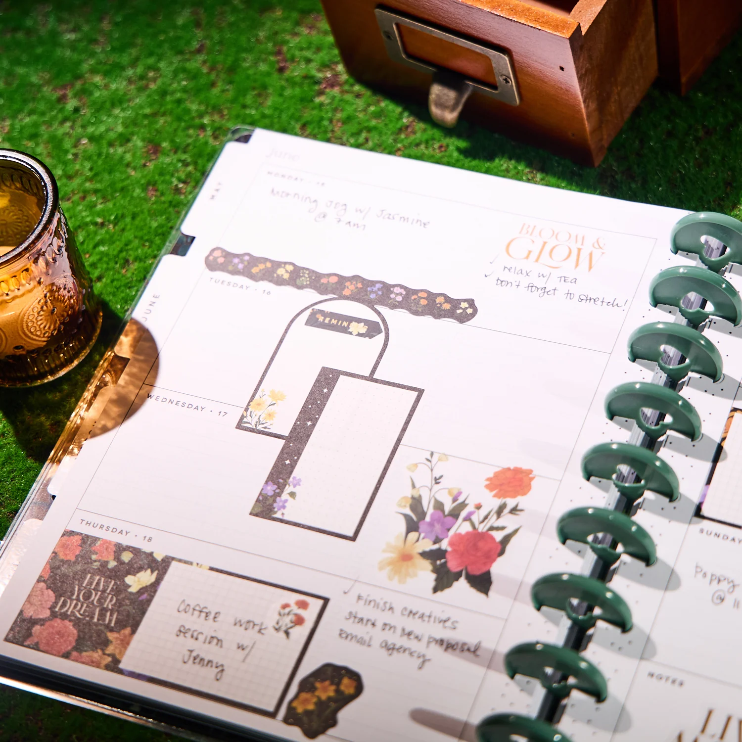 2026 Noir Garden Customizable Planner - Classic Horizontal Layout - 12 Months 5 2026 Noir Garden Customizable Planner - Classic Horizontal Layout - 12 Months