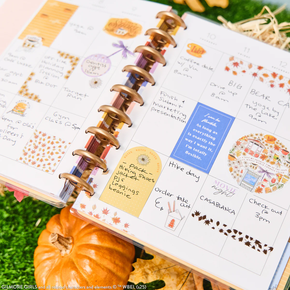 2026 Gilmore Girls Customizable Planner - Classic Vertical Layout - 12 Months