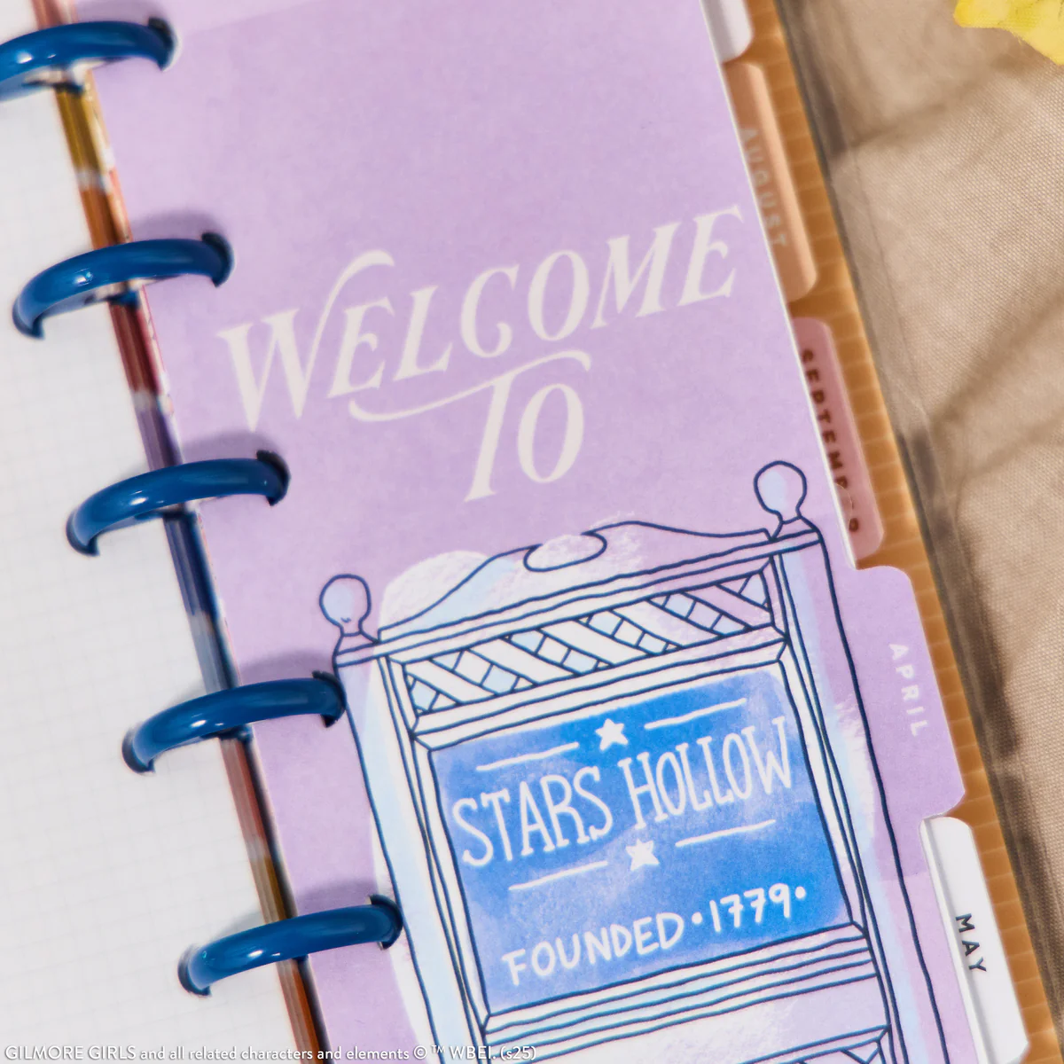 2026 Gilmore Girls Customizable Planner - Skinny Mini Horizontal Layout - 12 Months