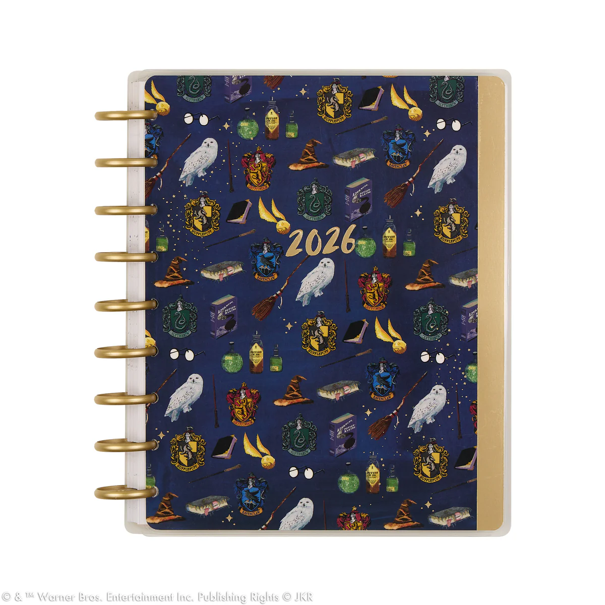 2026 Harry Potter Enchanted Grounds Customizable Planner - Classic Dashboard Layout - 12 Months