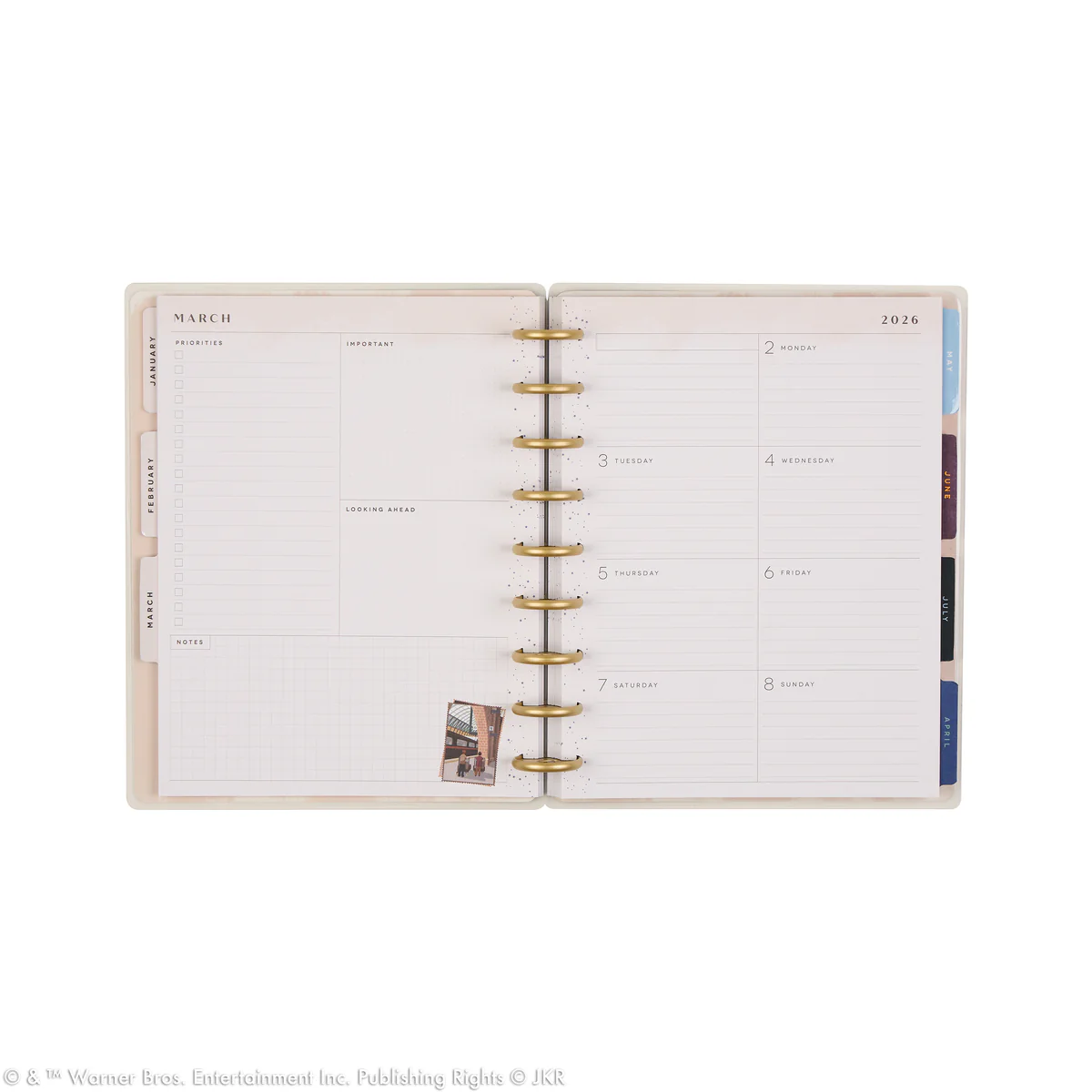 2026 Harry Potter Enchanted Grounds Customizable Planner - Classic Dashboard Layout - 12 Months 17 2026 Harry Potter Enchanted Grounds Customizable Planner - Classic Dashboard Layout - 12 Months