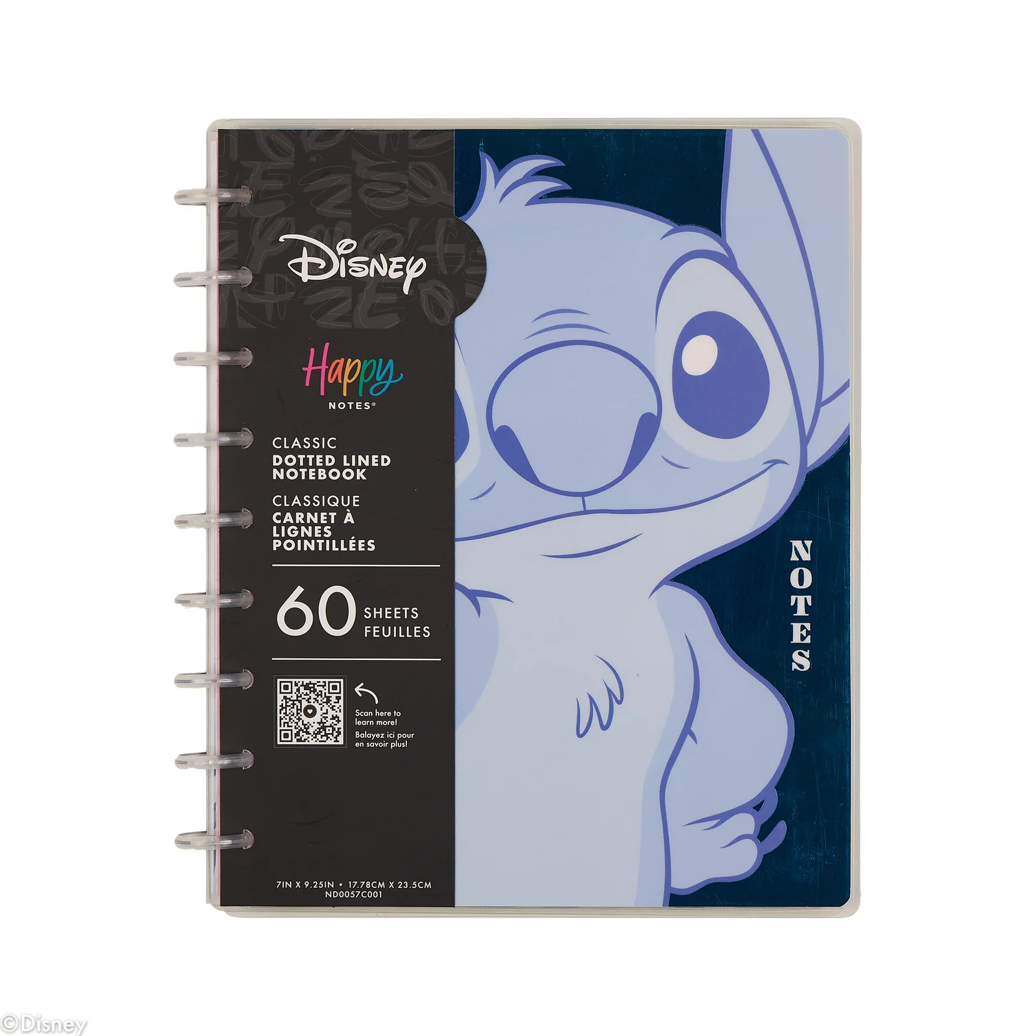 Disney Lilo & Stitch Make Waves - Dotted Lined Classic Notebook - 60 Sheets 15 Disney Lilo & Stitch Make Waves - Dotted Lined Classic Notebook - 60 Sheets