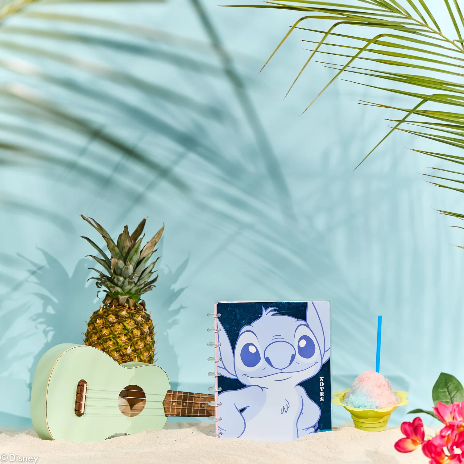Disney Lilo & Stitch Make Waves - Dotted Lined Classic Notebook - 60 Sheets 3 Disney Lilo & Stitch Make Waves - Dotted Lined Classic Notebook - 60 Sheets