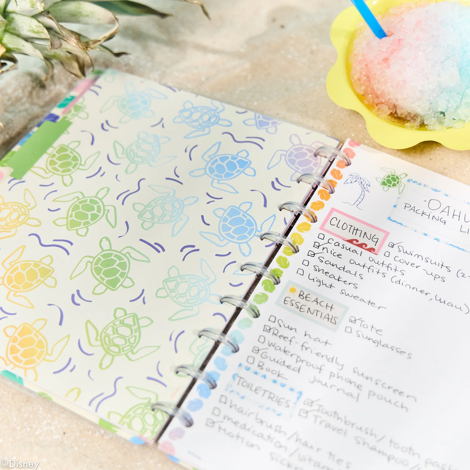 Disney Lilo & Stitch Make Waves - Dotted Lined Classic Notebook - 60 Sheets 4 Disney Lilo & Stitch Make Waves - Dotted Lined Classic Notebook - 60 Sheets