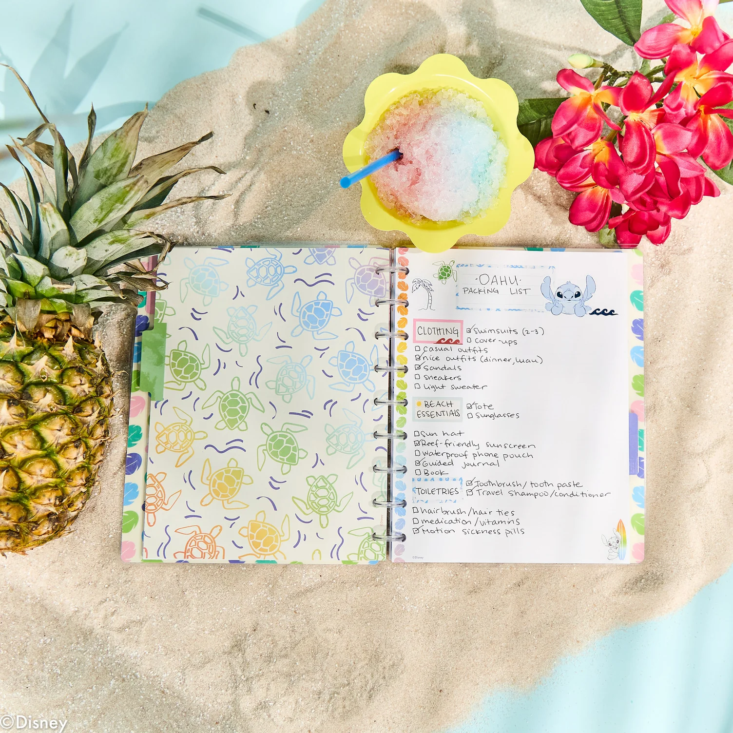 Disney Lilo & Stitch Make Waves - Dotted Lined Classic Notebook - 60 Sheets 9 Disney Lilo & Stitch Make Waves - Dotted Lined Classic Notebook - 60 Sheets