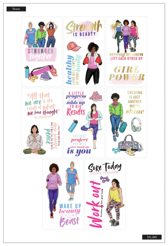 Stronger Together - Rongrong - 8 Sticker Sheets