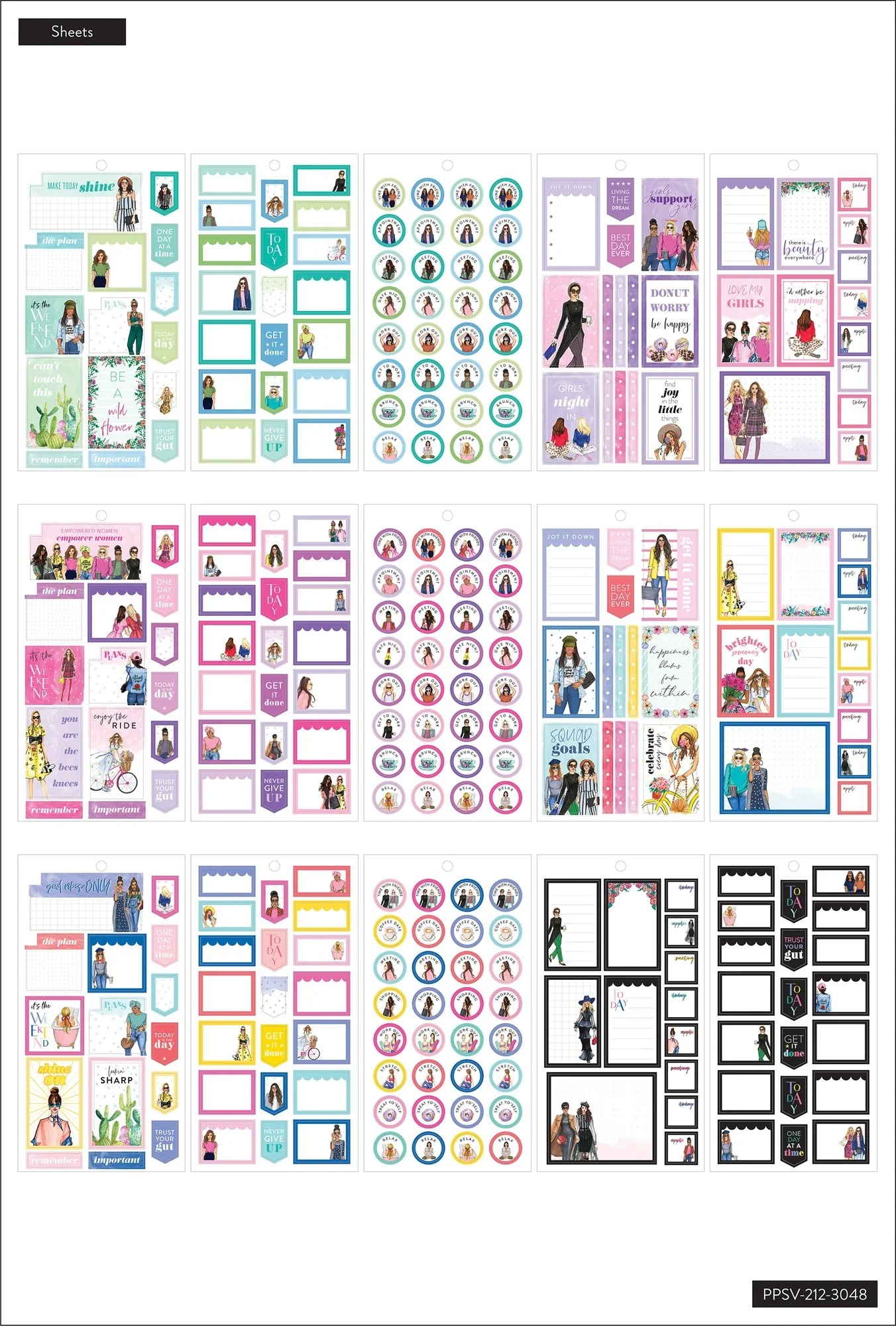 Value Pack Stickers - Rongrong - Everyday