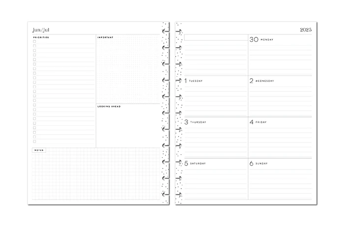 Layouts Big Custom Planner