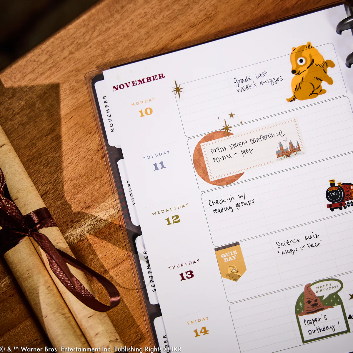 2025–2026 Harry Potter Customizable Teacher Planner - Classic Teacher Layout - 12 Months 4 2025–2026 Harry Potter Customizable Teacher Planner - Classic Teacher Layout - 12 Months