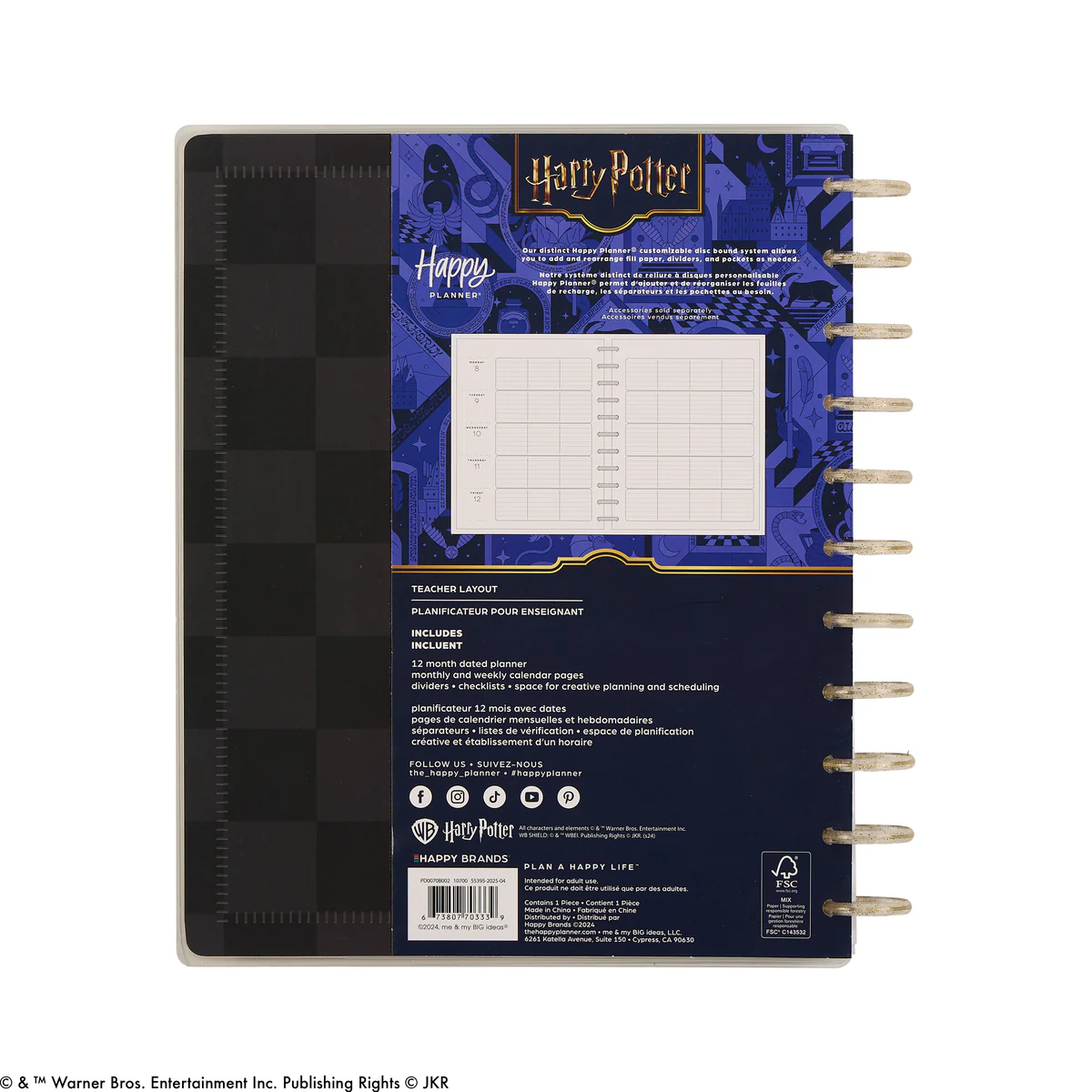 2025–2026 Harry Potter Studies Customizable Teacher Planner - Big Teacher Layout - 12 Months 21 2025–2026 Harry Potter Studies Customizable Teacher Planner - Big Teacher Layout - 12 Months