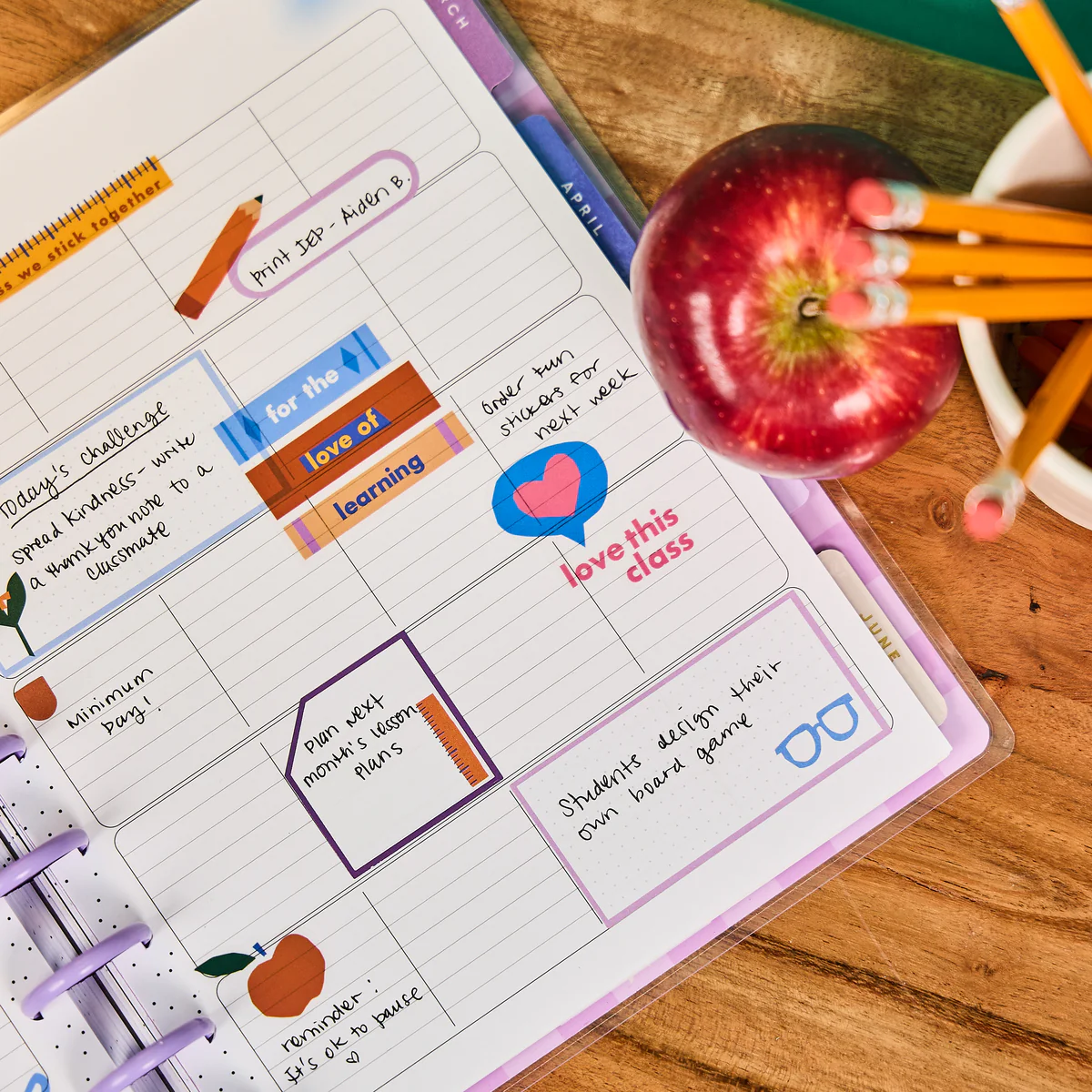 2025–2026 Heart Work Customizable Teacher Planner - Classic Teacher Layout - 12 Months 5 2025–2026 Heart Work Customizable Teacher Planner - Classic Teacher Layout - 12 Months