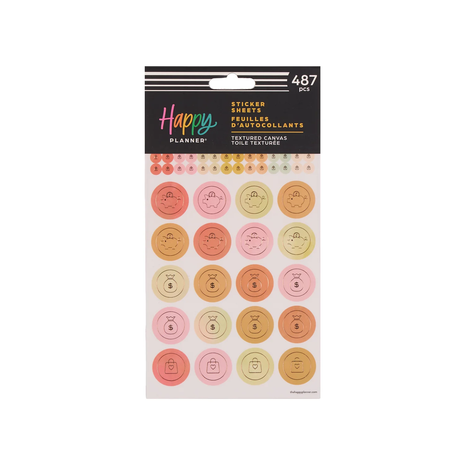 Textured Canvas Budget - 10 Sticker Sheets